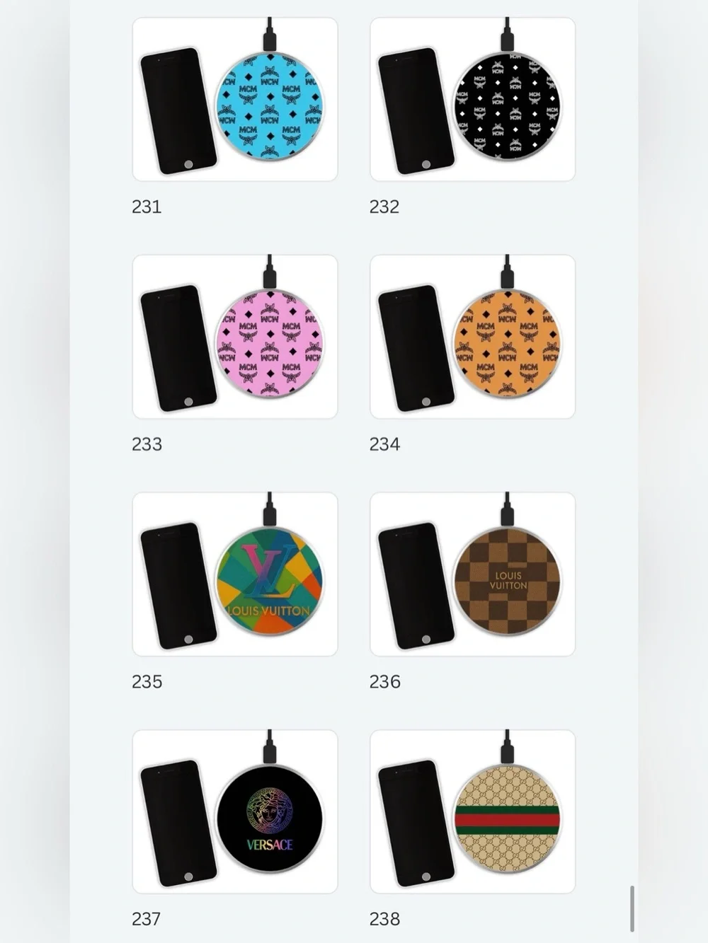 HANDMADE FASHION Mag Safe Wireless Phone Charger